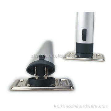 pata de mesa plegable de aluminio ajustable